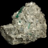 Beryl (variety emerald), Calcite, Pyrite, Dolomite
98x70x38mm, xl=31mm
(Autor: Fiebre Verde)
