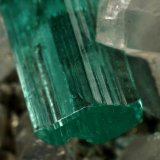 Beryl (variety emerald), Calcite, Pyrite, Dolomite
98x70x38mm, xl=31mm
(Autor: Fiebre Verde)