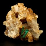 Beryl (variety emerald), Quartz
47x43x46mm - xls=11mm/16mm
(Autor: Fiebre Verde)