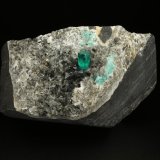 Beryl (variety emerald), Calcite, Dolomite, Pyrite
84x43x54mm, xl=7mm
(Autor: Fiebre Verde)