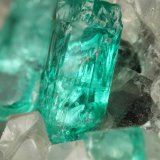 Beryl (Var. Emerald), Calcite, Dolomite, Pyrite
69x57x38mm, xls up to 10mm
(Autor: Fiebre Verde)