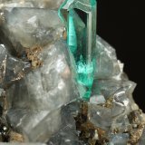 Beryl (variety emerald), Albite (variety cleavelandite), Dolomite, Pyrite
69x71x52mm, xls=20 &amp; 10mm
(Autor: Fiebre Verde)