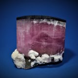 Elbaite (Tourmaline Group), Albite, Quartz
12 cm x 11.5 cm
(Autor: Don Lum)