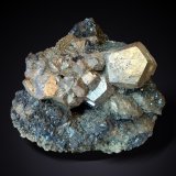 Pyrite on Hematite
84 mm x 71 mm x 40 mm
(Autor: Firmo Espinar)