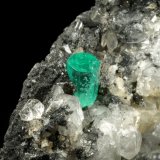 Beryl (variety emerald), Calcite
59x20x60mm, xl=7x5mm
(Autor: Fiebre Verde)