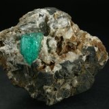 Beryl (variety emerald), Calcite
65x65x60mm
(Autor: Fiebre Verde)