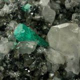 Beryl (variety emerald), Calcite, Pyrite
95x75x75mm, xl=15mm
(Autor: Fiebre Verde)