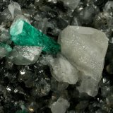 Beryl (variety emerald), Calcite, Pyrite
95x75x75mm, xl=15mm
(Autor: Fiebre Verde)