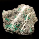 Beryl (variety emerald), Calcite, Pyrite
80x40x90mm - xls up to 8mm
(Autor: Fiebre Verde)
