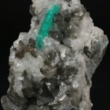 Beryl (variety emerald), Calcite, Quartz
75x60x40mm
(Autor: Fiebre Verde)