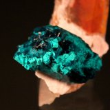 Dioptase, Quartz
51mm x 30mm
(Autor: Don Lum)