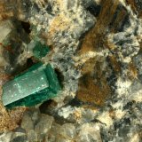 Beryl (variety emerald), Calcite
Detail - xl length=14mm
(Autor: Fiebre Verde)