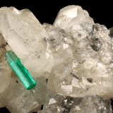 Beryl (variety emerald), Calcite
35x64x49mm, xl=12mm
(Autor: Fiebre Verde)