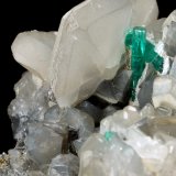 Beryl (variety emerald), Calcite, Dolomite, Pyrite
113x98x85mm, main xl=15mm
(Autor: Fiebre Verde)