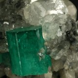 Beryl (variety emerald), Calcite
60x50x35mm
(Autor: Fiebre Verde)