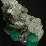 Beryl (variety emerald), Calcite
60x50x35mm
(Autor: Fiebre Verde)