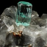 Beryl (variety emerald), Calcite, Pyrite
56x31x24mm, xl=12mm
(Autor: Fiebre Verde)