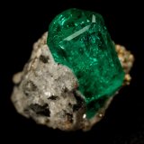 Beryl (variety emerald), Calcite, Pyrite
xl=12x6mm
(Autor: Fiebre Verde)