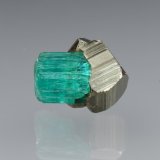 Beryl (variety emerald), Pyrite
xl=7mm
(Autor: Fiebre Verde)