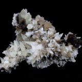 Strontianite, Calcite
125mm x 100mm x 75mm
(Autor: Don Lum)