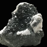 Manganite on white Baryte
10 X 10 X 9 cm
(Autor: Jean Suffert)
