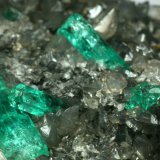 Beryl (variety emerald), Calcite, Pyrite
105x80x20mm
(Autor: Fiebre Verde)