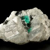 Beryl (variety emerald), Calcite, Dolomite
85x50x50mm, xl=10mm
(Autor: Fiebre Verde)