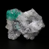 Beryl (variety emerald), Calcite
40x35x16mm, aggregate=10x15mm
(Autor: Fiebre Verde)
