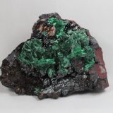 Malachite after Azurite, Goethite
15 cm x 12 cm x 9 cm
(Autor: Don Lum)