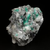 Beryl (variety emerald), Calcite, Dolomite
51x39x33mm, xls up to 12mm
(Autor: Fiebre Verde)