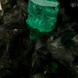 Beryl (variety emerald), Calcite
68x62x40mm, xl=15mm
(Autor: Fiebre Verde)