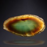 Quartz (variety agate)
65 mm x 40 mm x 2 mm
(Autor: Firmo Espinar)