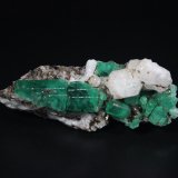 Beryl (variety emerald), Quartz
136 mm x 70 mm
(Autor: Don Lum)