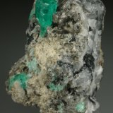 Beryl (variety emerald), Calcite
35x40x55mm
(Autor: Fiebre Verde)