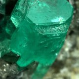 Beryl (variety emerald), Calcite
35x40x55mm
(Autor: Fiebre Verde)