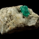 Beryl (variety emerald), Calcite, Pyrite
35x23x20mm, xl=9mm
(Autor: Fiebre Verde)
