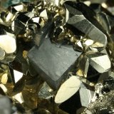 Beryl (variety emerald), Calcite and Pyrite
Dolomite rhomb ~1cm
(Autor: Fiebre Verde)