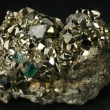 Beryl (variety emerald), Calcite, Pyrite, Dolomite
60x45x55mm
(Autor: Fiebre Verde)