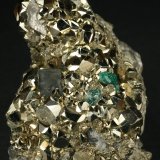 Beryl (variety emerald), Calcite, Pyrite, Dolomite
60x45x55mm
(Autor: Fiebre Verde)