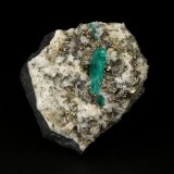 Beryl (variety emerald), Albite (variety cleavelandite), Dolomite, Pyrite
40x43x34mm, xl=15mm
(Autor: Fiebre Verde)