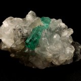Beryl (variety emerald), Calcite
31x21x20mm, xl=16x4mm
(Autor: Fiebre Verde)