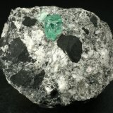 Beryl (variety emerald), Calcite, Pyrite
xl=7mm
(Autor: Fiebre Verde)