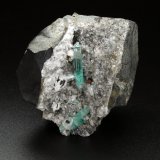 Beryl (variety emerald), Calcite, Pyrite
51x49x46mm, main xl=20mm
(Autor: Fiebre Verde)