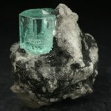 Beryl (variety emerald), Calcite
Emerald crystal = 10mm
(Autor: Fiebre Verde)