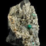 Beryl (variety emerald), Calcite, Dolomite, Pyrite
58x78x96mm, xl=9mm
(Autor: Fiebre Verde)