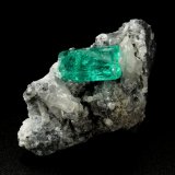 Beryl (variety emerald), Calcite
43x24x24mm, xl=15x8mm
(Autor: Fiebre Verde)