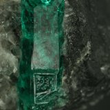 Beryl (variety emerald), Calcite
40mm across, xl=15mm
(Autor: Fiebre Verde)