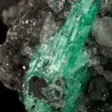 Beryl (variety emerald), Calcite, Pyrite
100x63x107mm, aggregate=30x11mm
(Autor: Fiebre Verde)