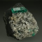 Beryl (variety emerald), Calcite
40mm across, xl=15mm
(Autor: Fiebre Verde)