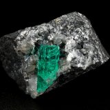 Beryl (variety emerald), Calcite, Dolomite, Pyrite
41x31x25mm, xl=17mm
(Autor: Fiebre Verde)